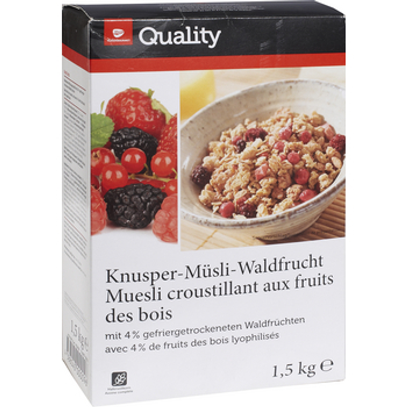 TGQ Crunchy z owocami leśnymi 1,5kg